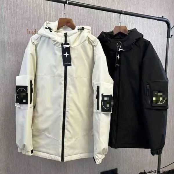 Giacche da uomo Piumini Parka Cappotto moda antivento impermeabile Giacca di marca in pietra Semplice Autunno e inverno Leggero maniche lunghe Islandtq2d 50