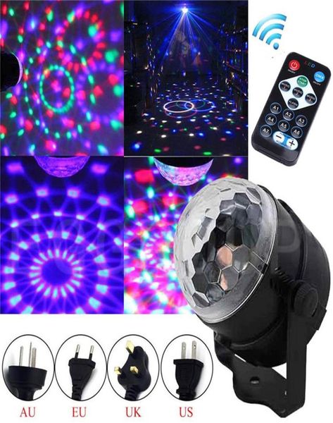 Портативный сценический свет DJ Disco Ball Lumiere Sound Активированный лазерный проектор RGB Стадия Эффект освещения лампа Light Music KTV PU4746982