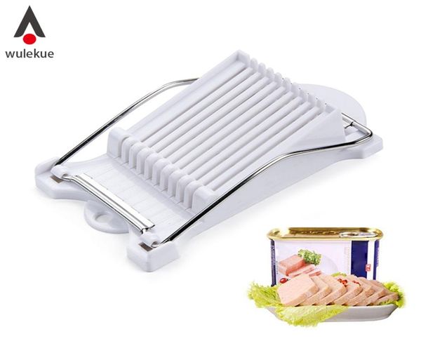 Wulekue 1 pz Abs In Acciaio Inox Pranzo A Base di Carne Formaggio Affettatrice Per Uovo Spam Cutter Cucina Strumenti di Cottura4297451