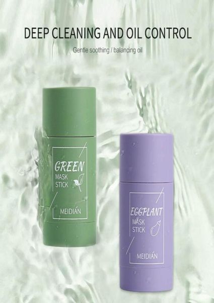 Maschera solida detergente al tè verde Pulizia profonda della pelle di bellezza GreenTeas Idratante Cura del viso Maschere per il viso Peeling T427 TOP SEL8141047