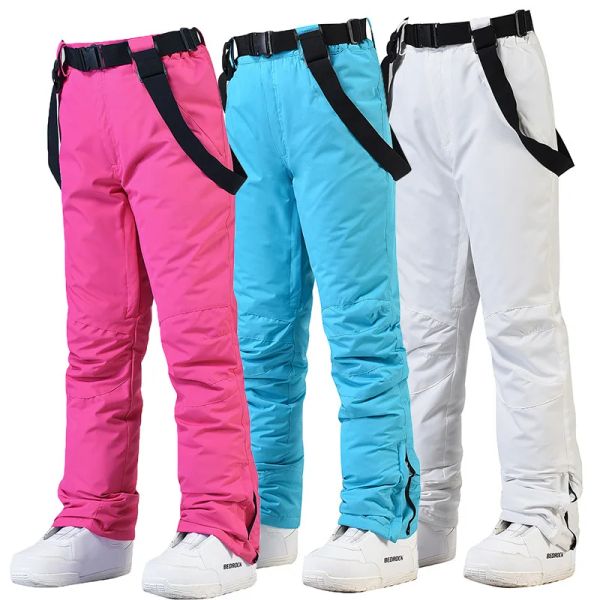 Panni da sci da sci Donne e uomini inverno Snow Sport Outdoor Affronta impermeabile Snowboard Pantaloni pantaloni pantaloni per pantaloni