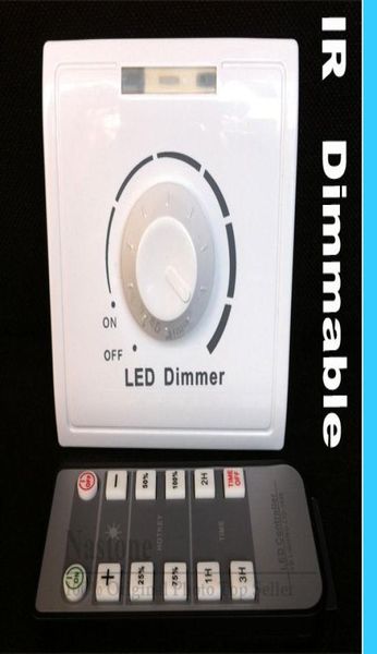 IR-Dimmerschalter 110 V 240 V mit Infrarot-Fernbedienung für LED-Leuchten. Passen Sie den Licht-Dimmerschalter nach oben und unten an. Hochwertiges Ganzes 2059910