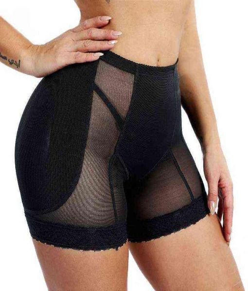 Vestuário feminino corpo shaper calcinha sexy bunda levantador lado acolchoado calcinha renda falso ass espartilho plus size shapewear emagrecimento roupa interior b1775464