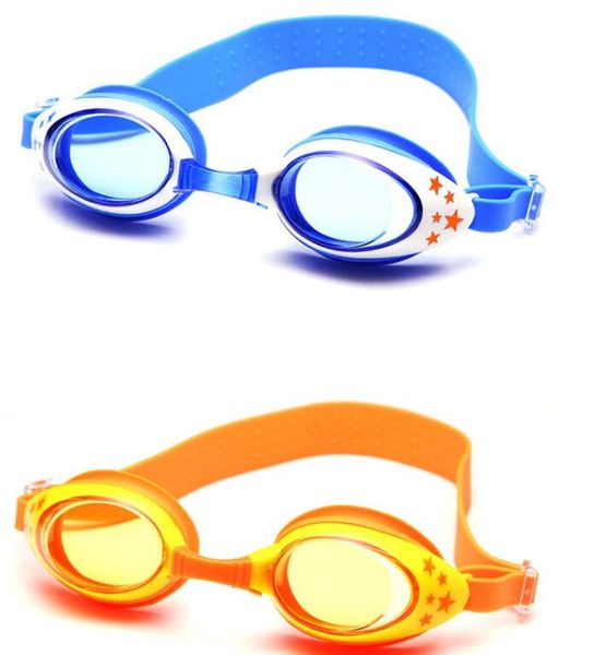 Óculos de natação de silicone de alta qualidade óculos de natação universais crianças óculos de natação anti-nevoeiro óculos de mergulho infantil
