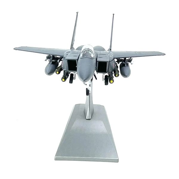 1 F-15E-Kampfflugzeugmodell im Maßstab 1:100, exquisite Miniatur für die Dekoration 240223
