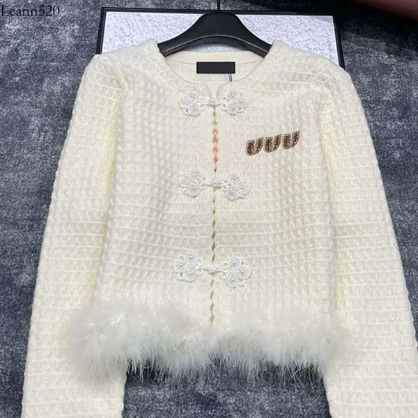 Giacche cardigan da donna Maglioni con lettere Maglioni eleganti a maniche lunghe lavorati a maglia