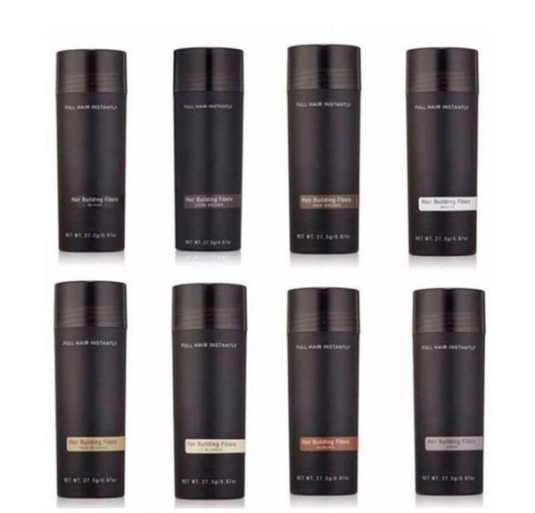 Drop Top Hair Building Fibers 275g Haarverdünnung Concealer Instant Keratin Powder Schwarz Spray Applikator Pikk8698682