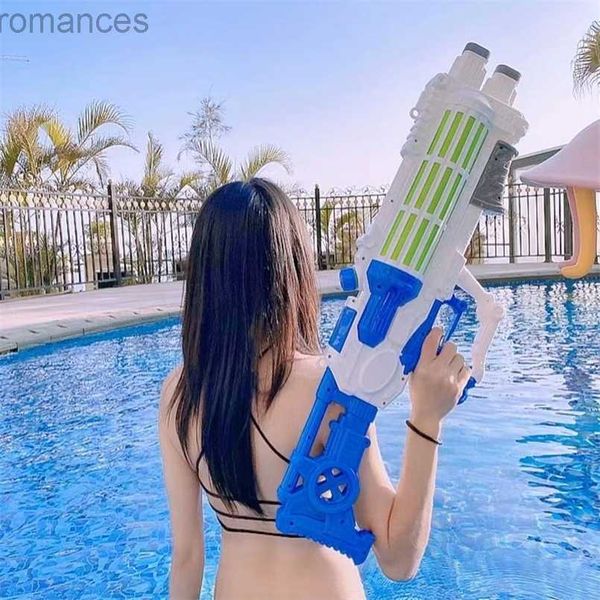 Brinquedos arma adultos grande capacidade pistola de água jateamento brinquedo super alta pressão para o verão jogar piscina crianças meninos favores rafting brinquedos 240307