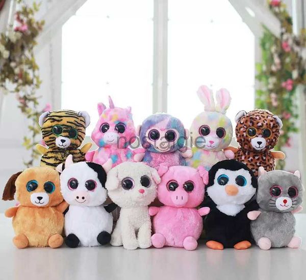 Doldurulmuş Peluş Hayvanlar Spot 11 Tasarımlar 20 cm Hayvan Toptan Karikatür Peluş Oyuncak Toy Sevimli Moda Trendi Tırdıran Büyük Gözler Bebek DHL 240307