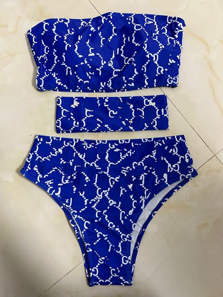 Costumi da bagno da donna Bikini costume da bagno da donna firmato set accappatoio da spiaggia costume da bagno stile bikini costume da bagno classico femminile s-xl