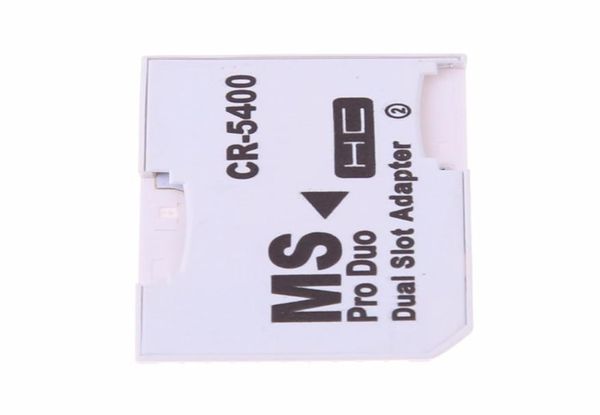Alta qualidade dupla micro sd tf para memória vara ms pro duo adaptador cr5400 cr5400 para cartão psp duplo 2 slot adaptador9349126