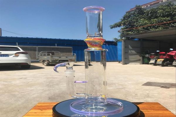 s große Bongs 18 Zoll gelb rot Farbe Rig Bong neues Produkt Rauchen Glas Wasserpfeife mit 19 mm Schüssel 230D9137232