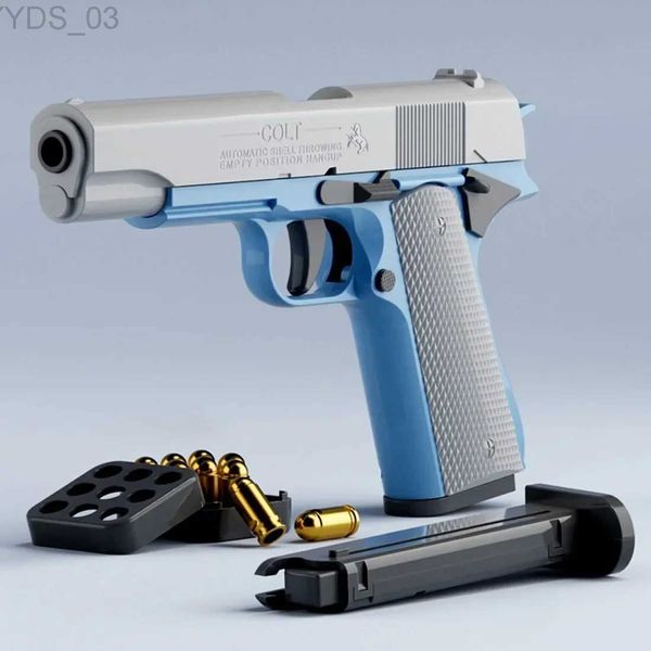 Gun Toys Gravity 3D-gedrucktes M1911-Modell, gerader Sprung, Spielzeugpistole, nicht feuernd, Cub Rettich-Spielzeug, Messer, Kinder, Stressabbau-Spielzeug, Weihnachtsgeschenke, 1 Stück, YQ240307