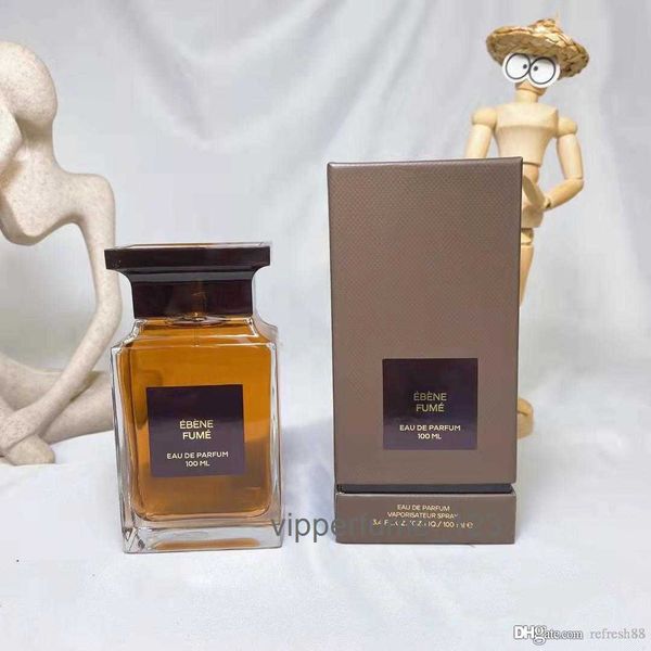 2024Profumo da uomo di design Ebene Fume 50ml 100ml EAU De Parfum per donna Uomo EDP Fragranza spray Marca Clone Parfumes Fascino di lunga durata Fragranze CAP all'ingrosso