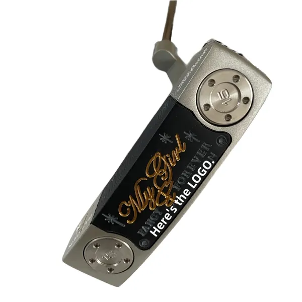 Meine Mädchen, Damen-Golfschläger, Star-Dollar-Element-Schwarzgold-Putter