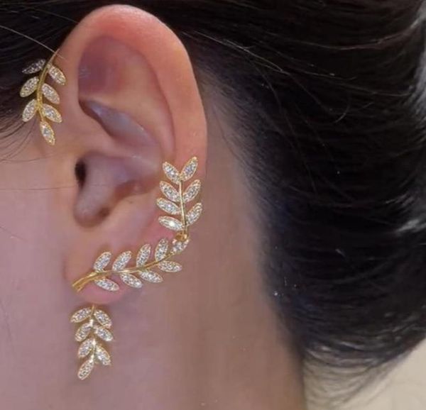 orecchini firmati per donna clip per orecchio moda lusso cerchio per orecchio color oro gioielli di alta qualità9322641