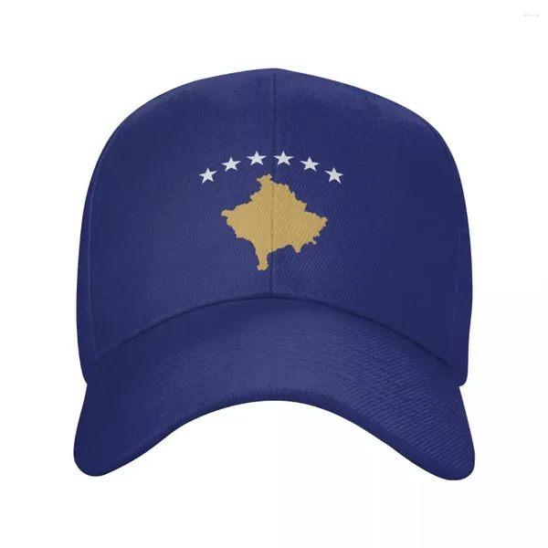 Bonés de bola personalizados bandeira do Kosovo boné de beisebol para homens mulheres respirável kosovar orgulhoso pai chapéu ao ar livre snapback chapéus de verão