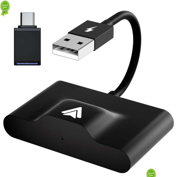 Car Audio Nuovo Dongle cablato a wireless per modificare Android Sn Link Adattatore ricevitore Connessione USB Drop Delivery Automobili Moto Dhgdh