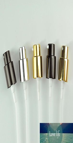 5 Stück 18410 Flaschen für ätherische Öle Blackgoldsilver Zerstäubte Aluminium-Sprühdüse Emulsionspumpe Lotionspumpe Pressflasche8701977