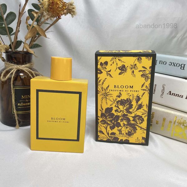 Perfume de designer para mulheres fragrância floral amarela BLOOM PROPUMO DI FIOri 100ml bom cheiro muito tempo deixando o corpo navio rápido VH9W