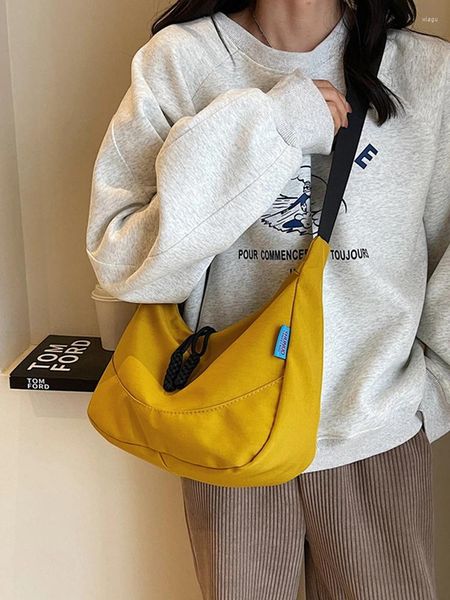 Omuz çantaları kadın tuval crossbody çanta ayarlanabilir kayış çanta sling büyük kapasiteli haberci tote moda hobo öğrenci kitabı