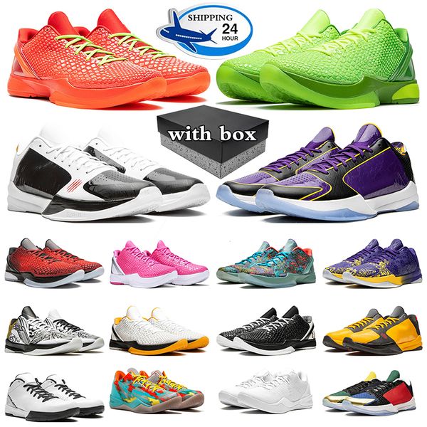 Designer mamba sapatos de basquete para homens tênis reverso Grinch Champ Lakers Mambacita Gigi Anéis Venice Beach mens treinadores esportivos