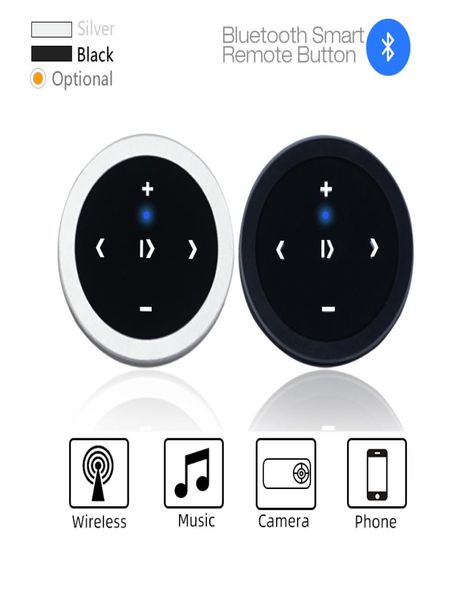 Feeldo carro mais recente inteligente bluetooth volante controle remoto suporte música jogar siri câmera selfie para ios android portátil dev9530127