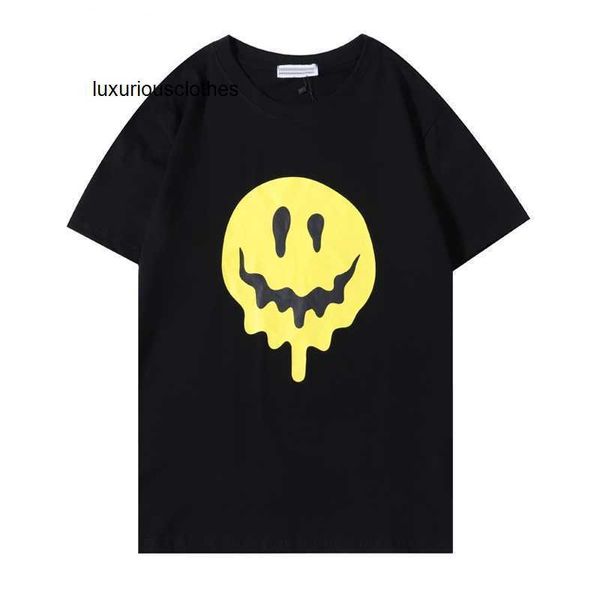 T-shirt da uomo 2024 estate parigi Designer magliette da uomo classiche Smiley Face stampa T-shirt per uomo T-shirt moda donna Casual Streetwear top in cotone tee