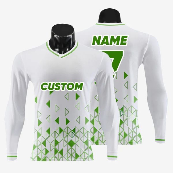 Maglia da calcio a sublimazione Maglia da calcio da allenamento in poliestere Squadra uniforme personalizzata per uomo WOX1175 240228