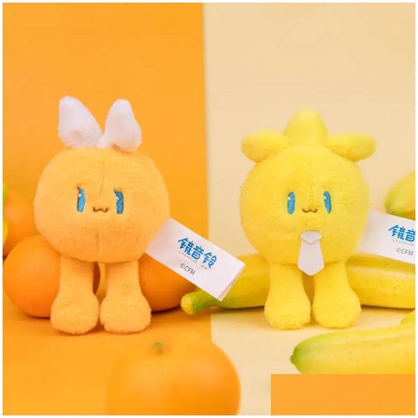 Bonecas de pelúcia P Bonecas Original Bemoe Kagamine Rin Lã Boneca de brinquedo de pelúcia 15cm Kawaii personagem de desenho animado série presente de aniversário infantil Dro Dhije