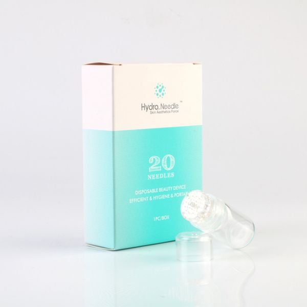 Il più recente Hydra Needle 20 Pin Aqua Micro Channel Mesoterapia Gold Fine Touch System Derma Stamp Cura della pelle615