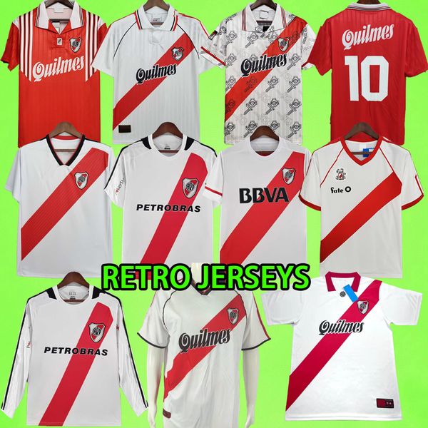 River Plate camisas de futebol 98 99 retro 15 16 18 19 1986 1995 1996 2009 2010 FALCAO TEO CAVENAGHI vintage SALAS J.ALVAREZ PRATTO camisas de futebol 86 95 96 00 01 09 10 Camiseta