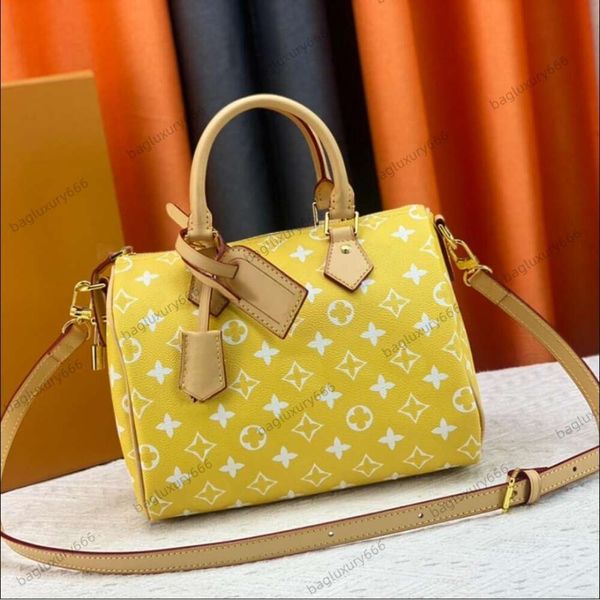 10A Luxo Mulheres Tote Bolsas De Couro Ombro Cross Body Designer Bag Versátil Mulheres Letras Imprimir Design Travesseiro 25 Bolsa Bolsa De Alta Qualidade