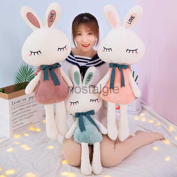 Gefüllte Einzelhandel Niedliche Cartoon-Prinzessin Love Bunny Puppe Plüschtiere kleines Spielzeug Geburtstagsgeschenk für Mädchen 240307