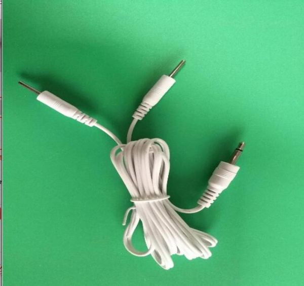 500 teile/los 2 Pin elektrode Blei draht Ersatz Kabel 35mm für Elektrotherapie TENS Einheiten 15M2724360