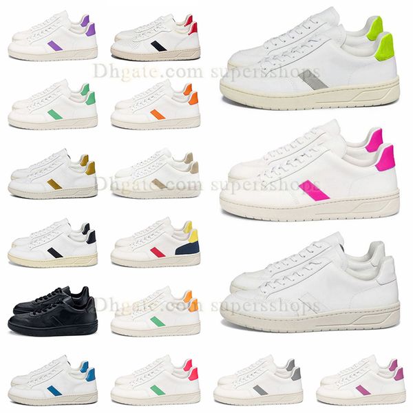 Designer V10 V12 Scarpe casual Campo scamosciato Scarpe eleganti in vera pelle Scarpe vintage con plateau Scarpe Canvas Blu cielo Rosa Grigio Ammortizzante Lace Up Vogue Uomo Donna Sneakers