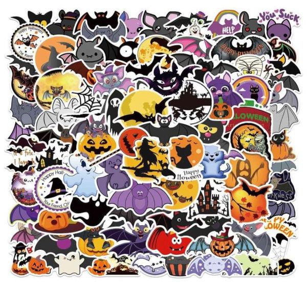 1050100 pezzi pipistrello halloween horror chirotteri graffiti adesivi fai da te impermeabile valigia notebook scooter adesivi frigorifero auto9541935