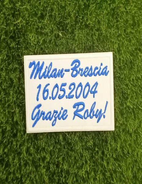 2004 Grazie Roby Robert Baggio Emblema Ferro em patches de transferência de calor 5713966