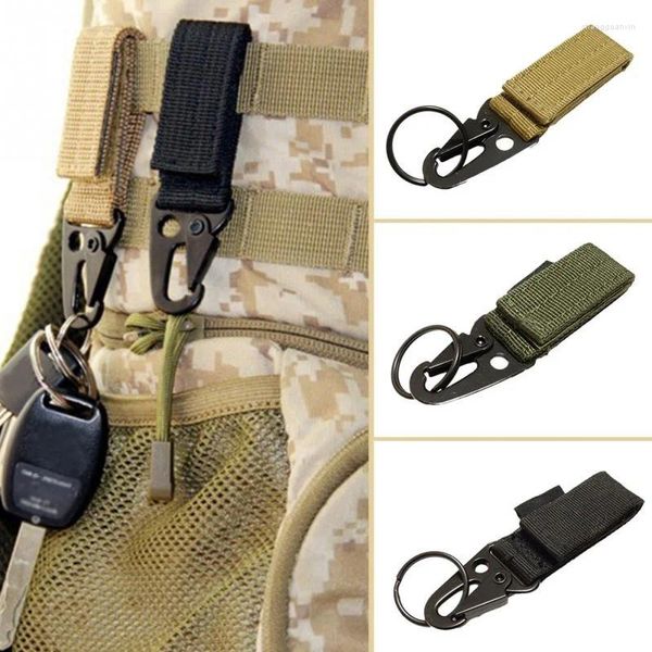 Schlüsselanhänger Karabiner Hochfestes Nylon Taktischer Rucksack Schlüsselhaken Gurtband Schnalle Hängesystem Gürtel