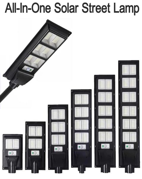 Luzes de parede solares LED luz de rua 30W 40W 60W 8W0 90W 120W 160W alto brilho 5730 LED IP65 luz de inundação solar ao ar livre4624111