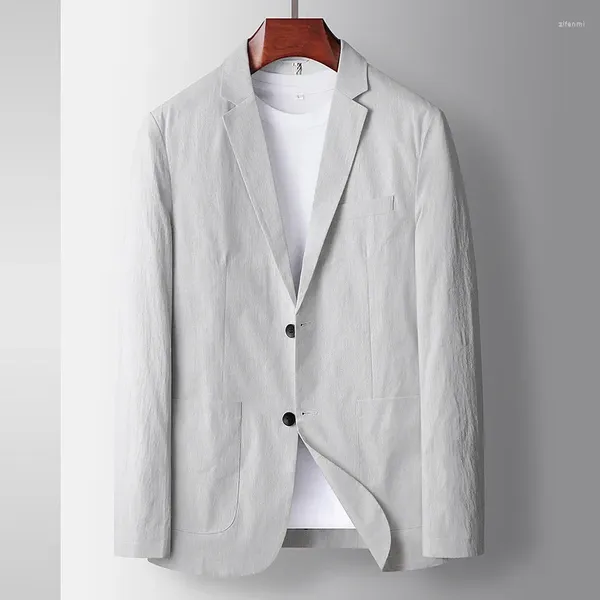 Ternos masculinos 6808 conjunto de terno personalizado ajuste fino negócios e traje formal profissional entrevista jaqueta casual