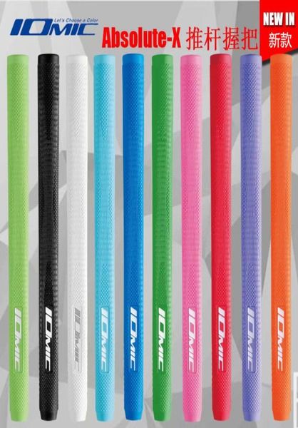 мужские ручки для клюшек для гольфа IOMIC Absolutex, высококачественные резиновые ручки для клюшек для гольфа, 10 цветов на выбор, ручки для клюшек из 3 шт., доставкаpi8294601