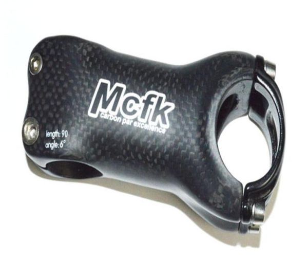 MCFK 3K stelo in carbonio manubrio della bicicletta della strada mountain bike steli angolo 6 17 gradi 318mm 2860mm lucido opaco parti di ciclismo3148781