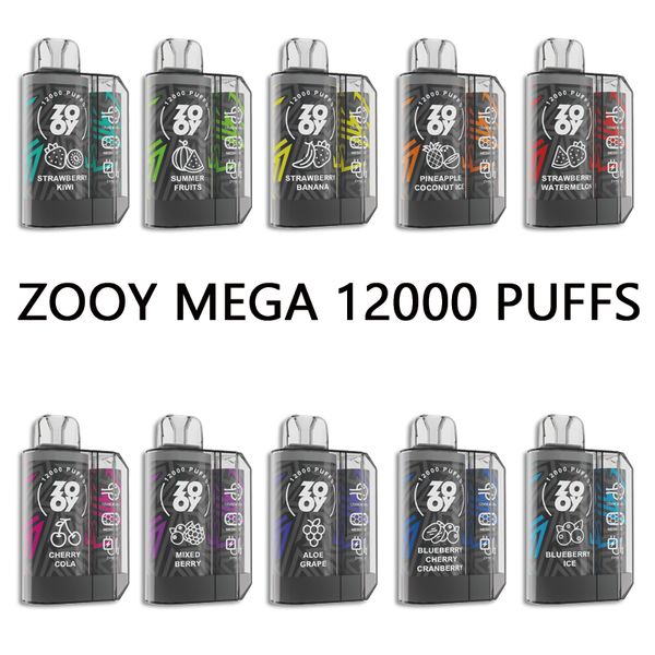 EU Warehouse Vape Mesh Coil ZOOY MEGA 12000puffs Vape Pen