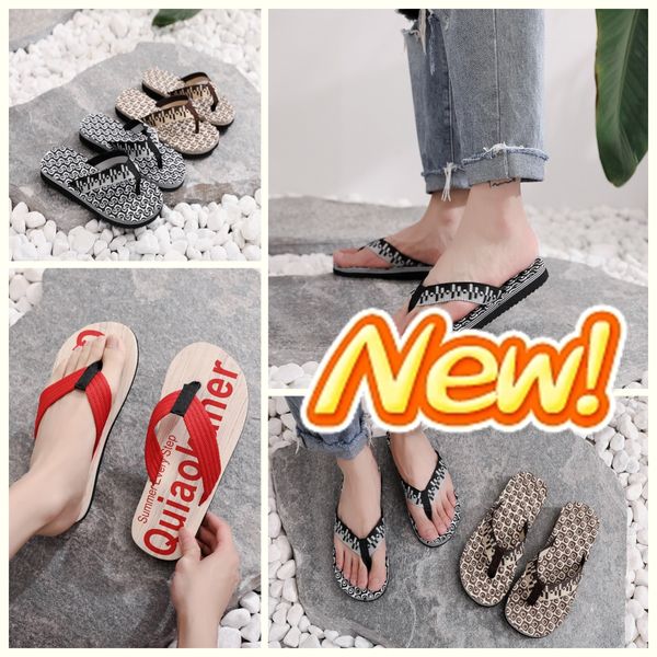 2024 GAI Damen Sandalen Herren Hausschuhe Mode Blumen Slipper Gummi Flats Sandalen Sommer Strandschuhe Größe 39-45 niedriger Preis