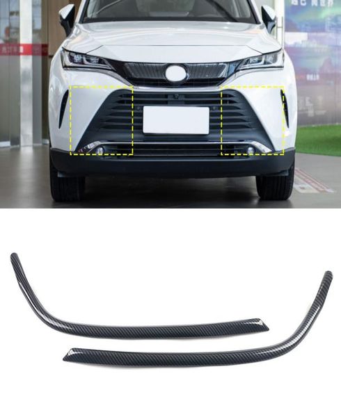 Für Harrier Venza XU80 2021 2022 Auto Auto Zubehör Grille Trim Abdeckung Aufkleber Rahmen Schutz Chrom Außen Körper Kit2823063