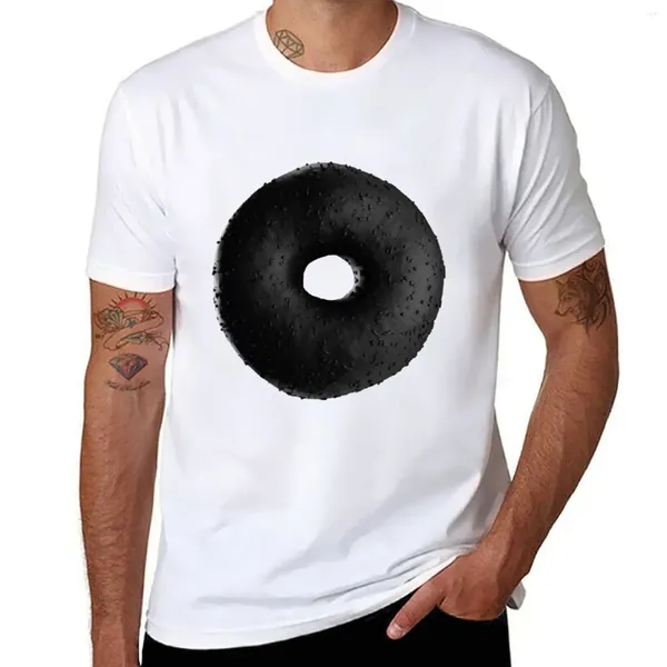 Regatas masculinas sugadas em um bagel camiseta roupas estéticas bonito camiseta de grandes dimensões camisas masculinas