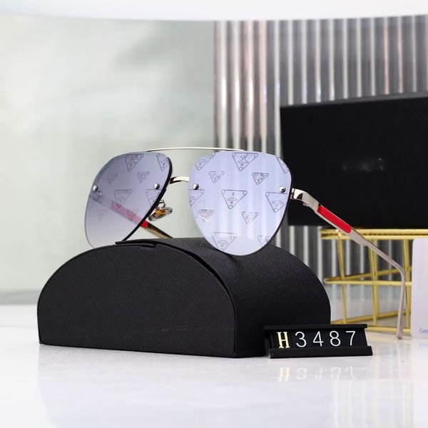 Top novo estilo fábrica designer marca piloto óculos de sol para homens mulheres óculos de sol quadro lente de vidro adequado praia sombreamento condução letras de proteção uv no quadro