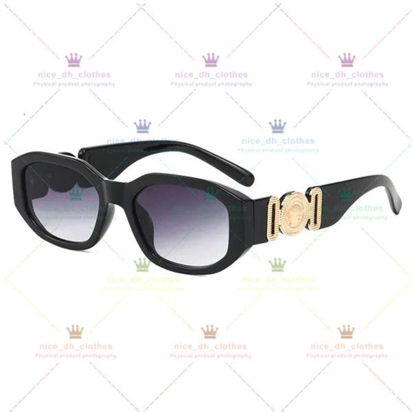 Модные роскошные брендовые дизайнерские солнцезащитные очки для женщин и мужчин Versac Biggie Ve 4361 Полнокадровые дополнительные поляризационные линзы с защитой UV400 Хип-хоп 390 473