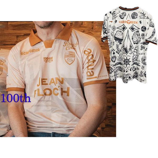 Футбольные майки FC Lorient 100tn Special Edition 2023 23 24 GRBIC HAMEL LE FEE RADOVANOVIC DELAPLACE WISSA BOISGARD BOZOK ABERGEL Футболки Diarra S-XXL